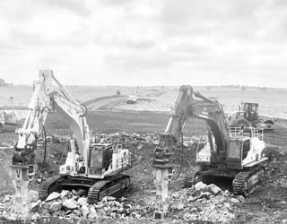 Dundrum Civil – making light work of heavy breaking!