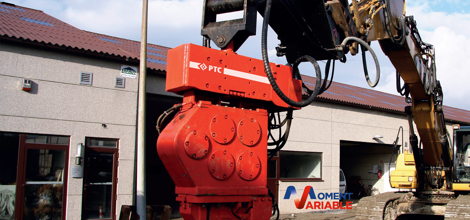 PTC Excavator Mounted Vibrodrivers